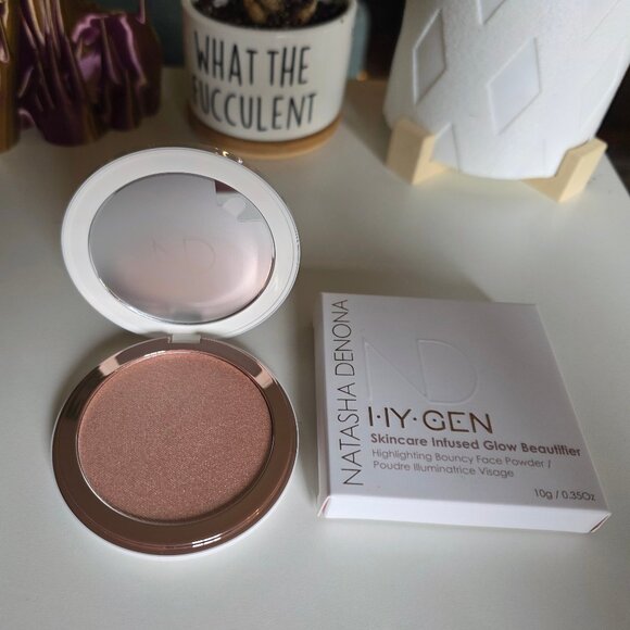 Natasha Denona HY-GEN SKINCARE INFUSED GLOW BEAUTIFIER Highligher in Dark - Picture 2 of 2